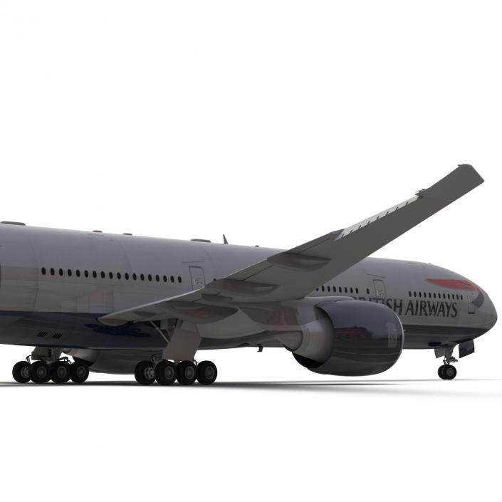 Boeing 777-300ER British Airways 3D