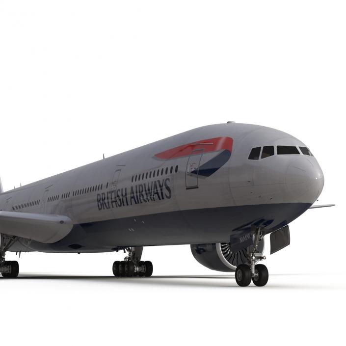 Boeing 777-300ER British Airways 3D