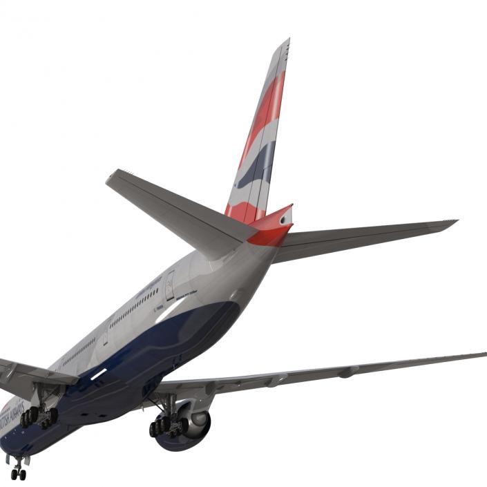 Boeing 777-300ER British Airways 3D