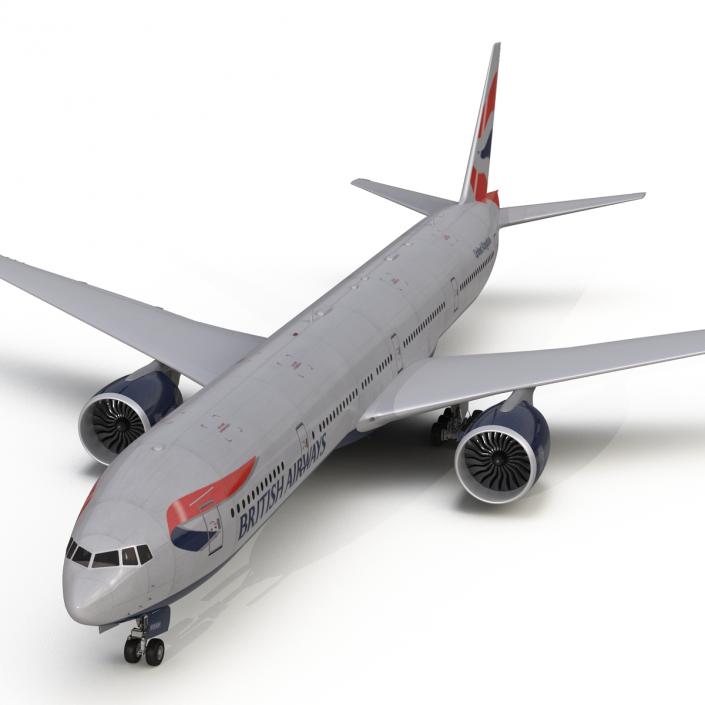 Boeing 777-300ER British Airways 3D