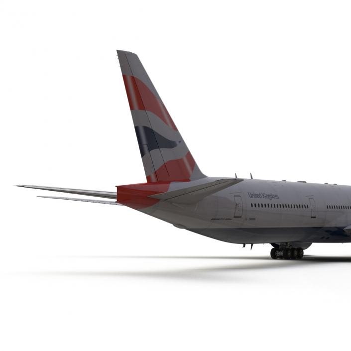 Boeing 777-300ER British Airways 3D