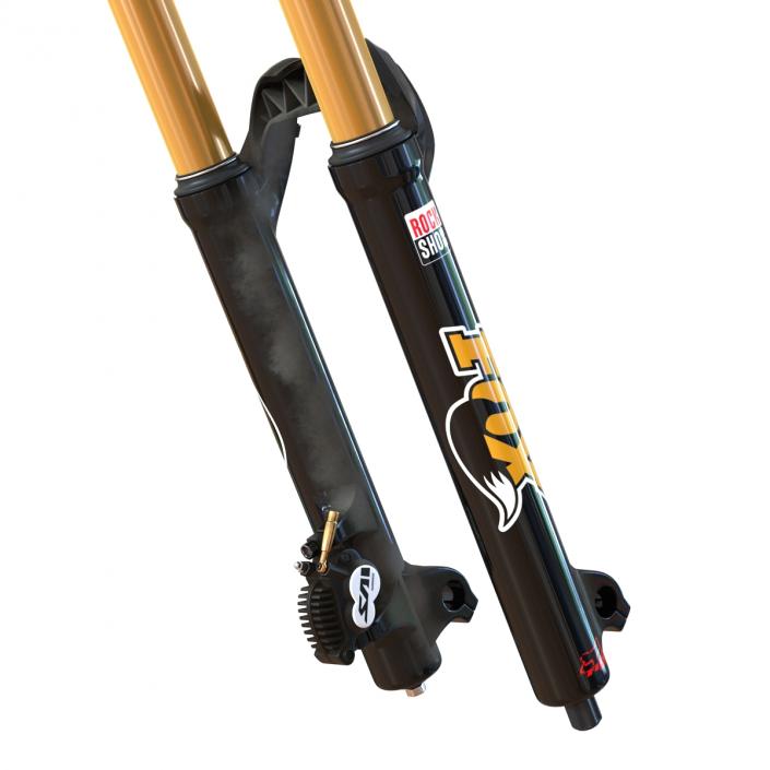 3D Mountain Bike Fork model