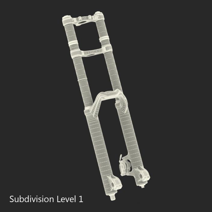 3D Mountain Bike Fork model