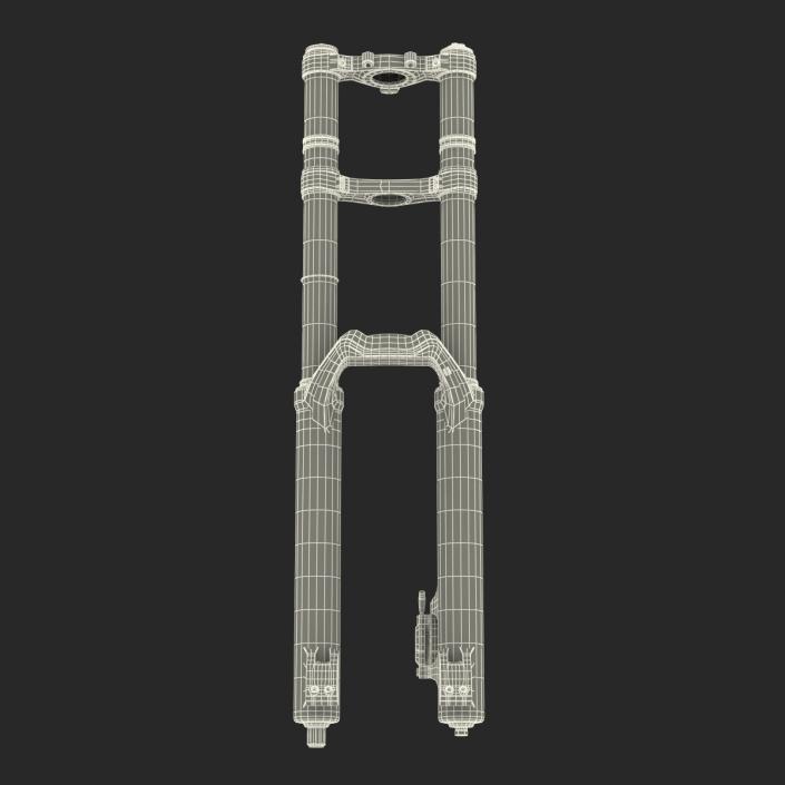 3D Mountain Bike Fork model