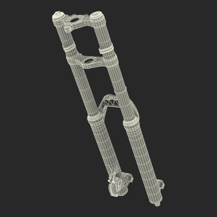 3D Mountain Bike Fork model