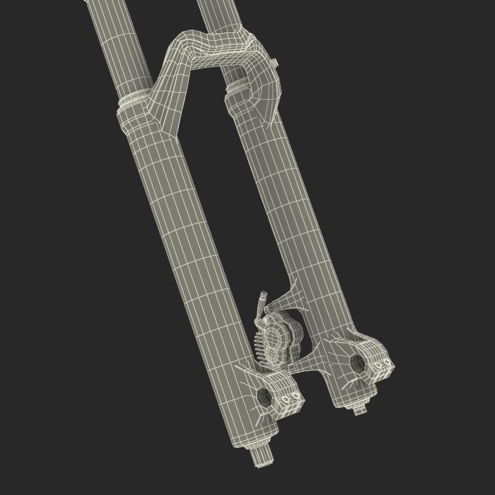 3D Mountain Bike Fork model