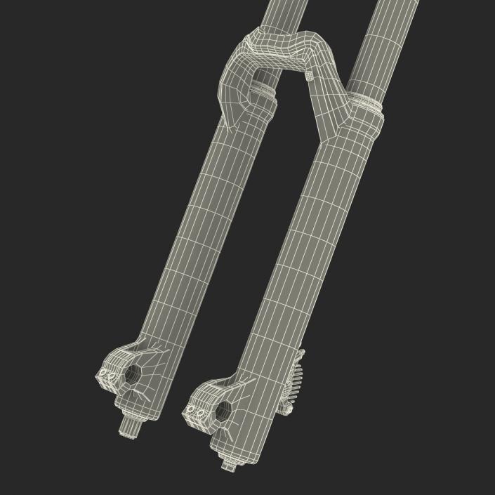 3D Mountain Bike Fork model