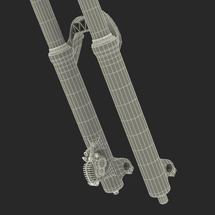 3D Mountain Bike Fork model