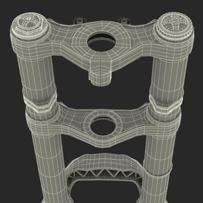 3D Mountain Bike Fork model