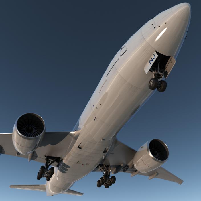 3D Boeing 777 Freighter Generic model