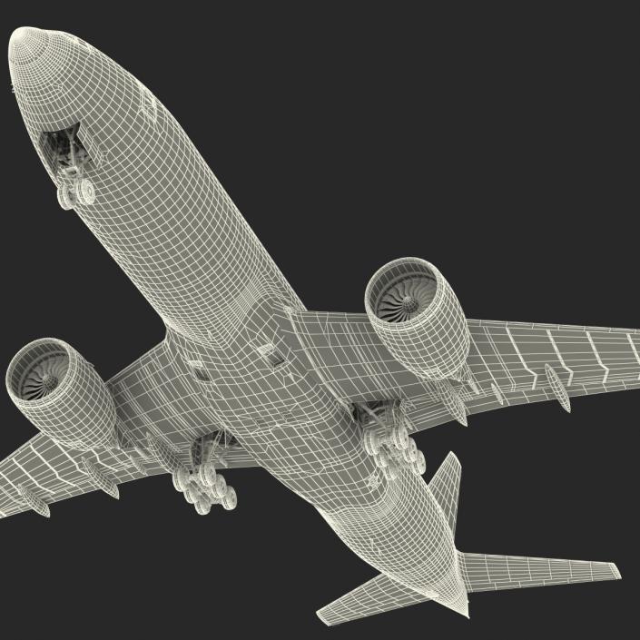 3D Boeing 777 Freighter Generic model