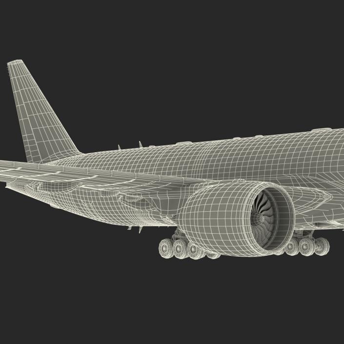 3D Boeing 777 Freighter Generic model