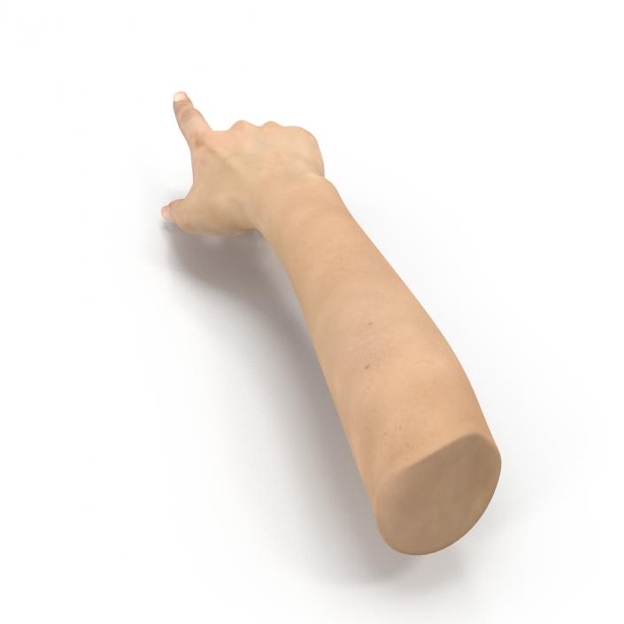 3D model Female Hand 3 Rigged