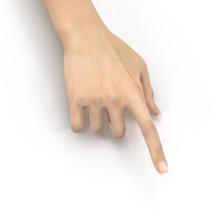 3D model Female Hand 3 Rigged