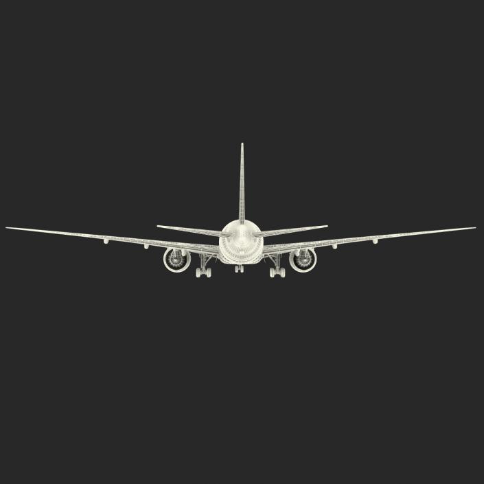 3D model Boeing 777 Freighter Generic Rigged