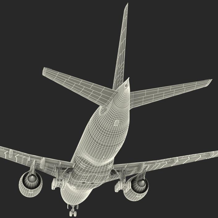 3D model Boeing 777 Freighter Generic Rigged