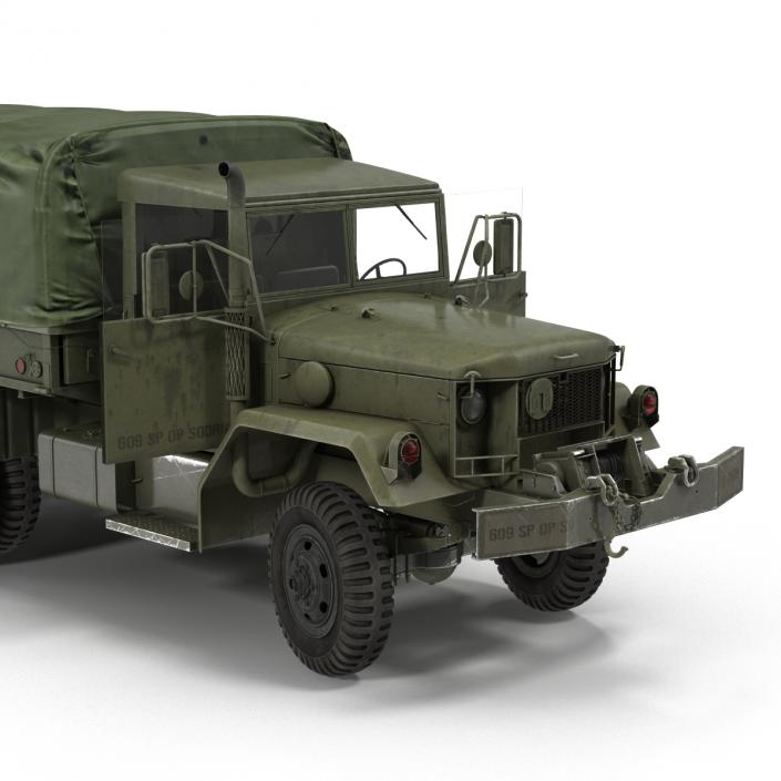 US Military Cargo Truck m35a2 3D model