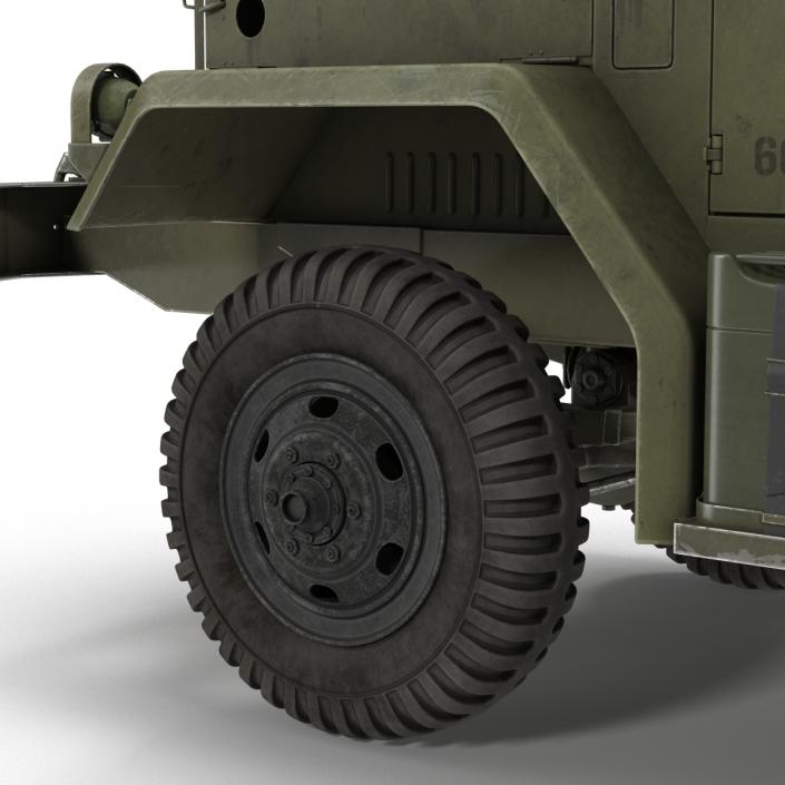 US Military Cargo Truck m35a2 3D model