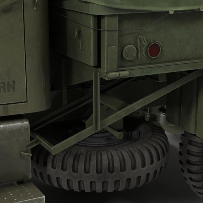 US Military Cargo Truck m35a2 3D model