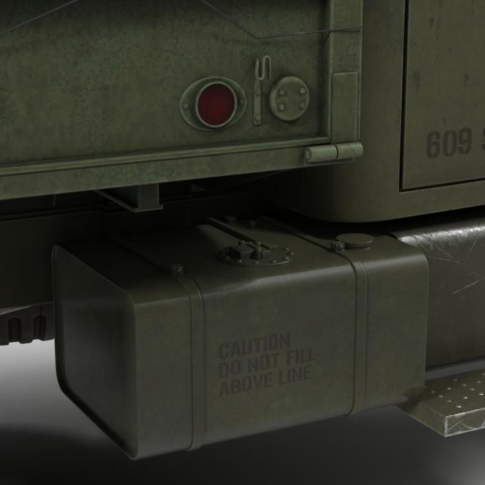 US Military Cargo Truck m35a2 3D model