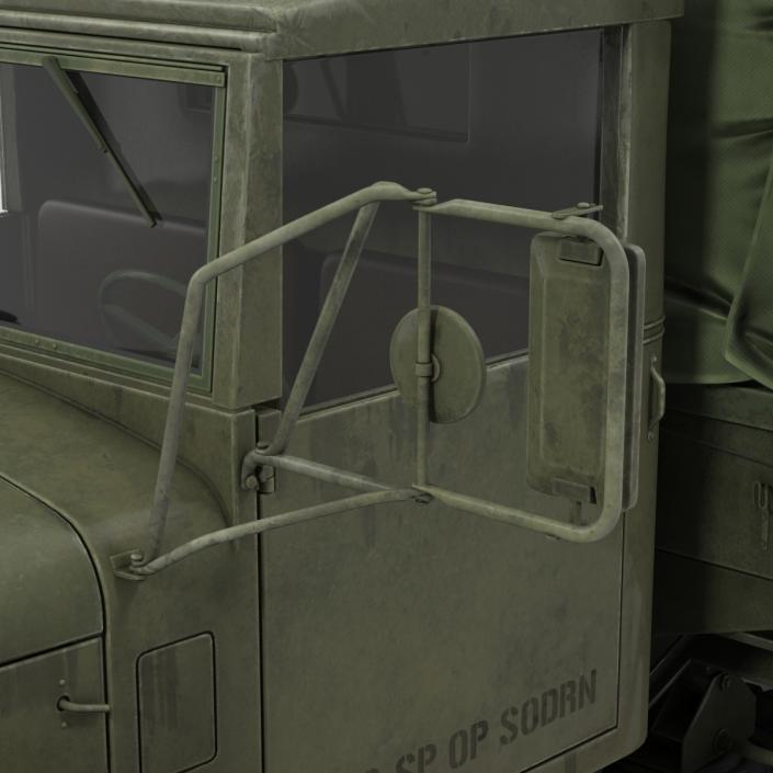 US Military Cargo Truck m35a2 3D model