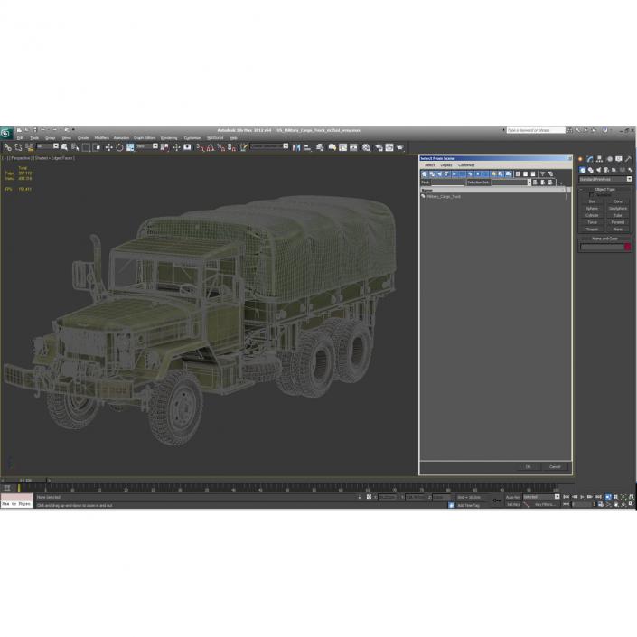 US Military Cargo Truck m35a2 3D model