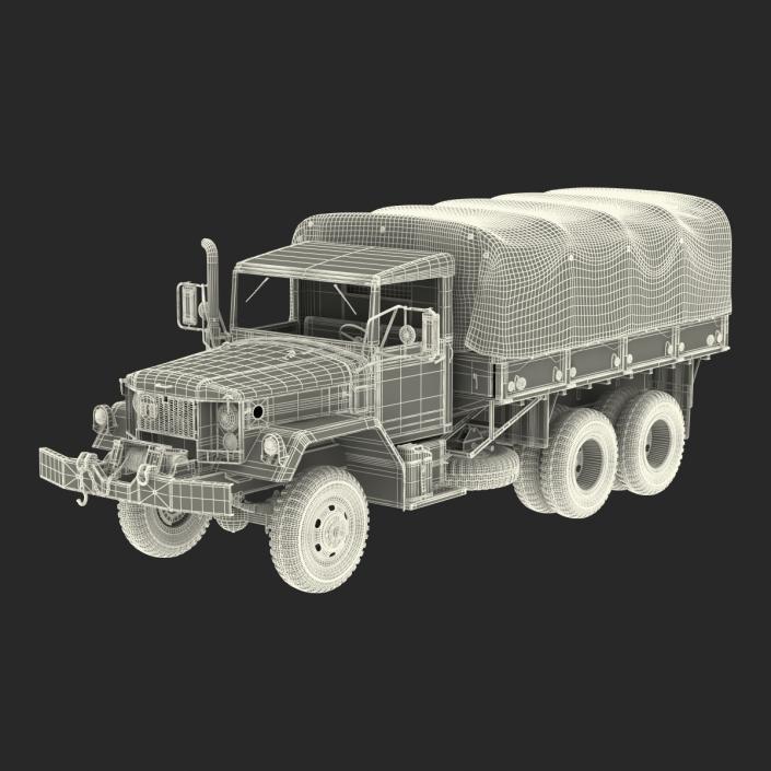 US Military Cargo Truck m35a2 3D model