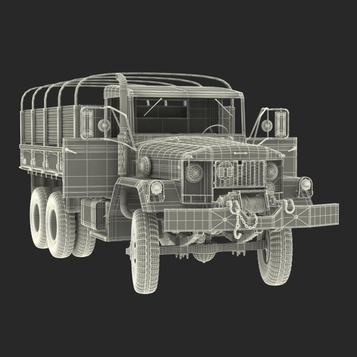 US Military Cargo Truck m35a2 3D model