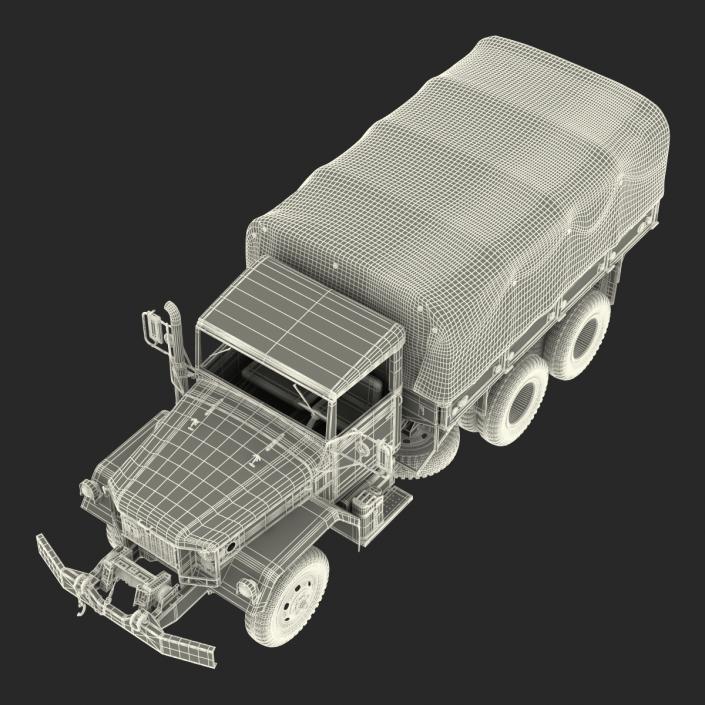 US Military Cargo Truck m35a2 3D model