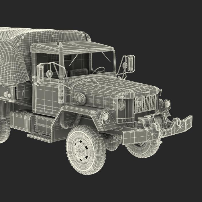 US Military Cargo Truck m35a2 3D model