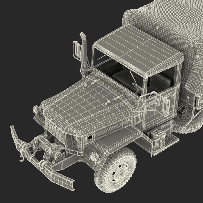 US Military Cargo Truck m35a2 3D model