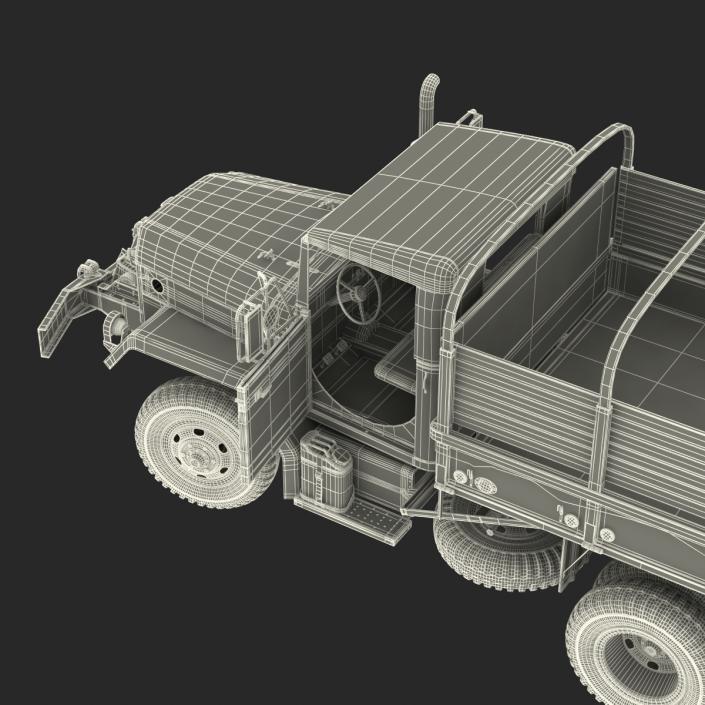 US Military Cargo Truck m35a2 3D model