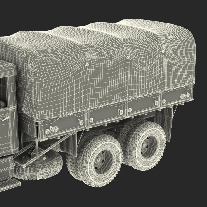 US Military Cargo Truck m35a2 3D model