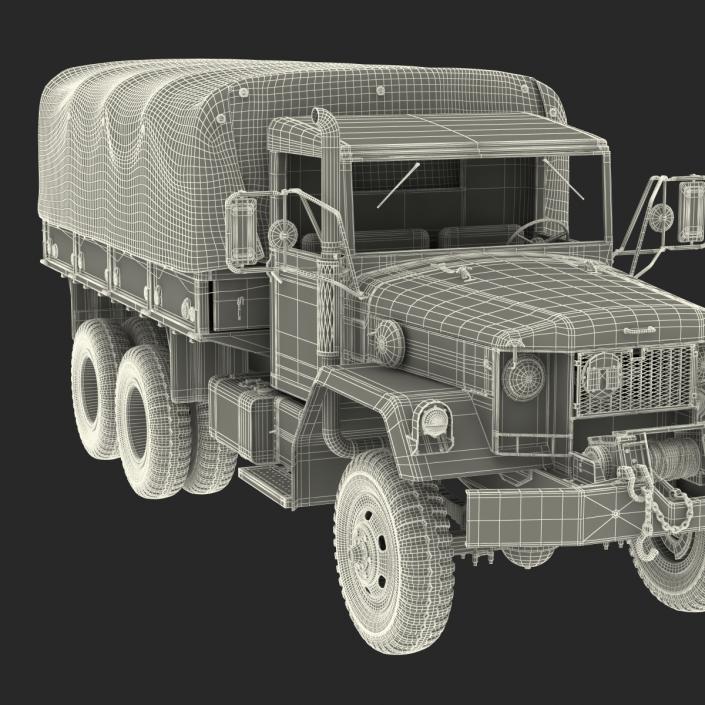 US Military Cargo Truck m35a2 3D model