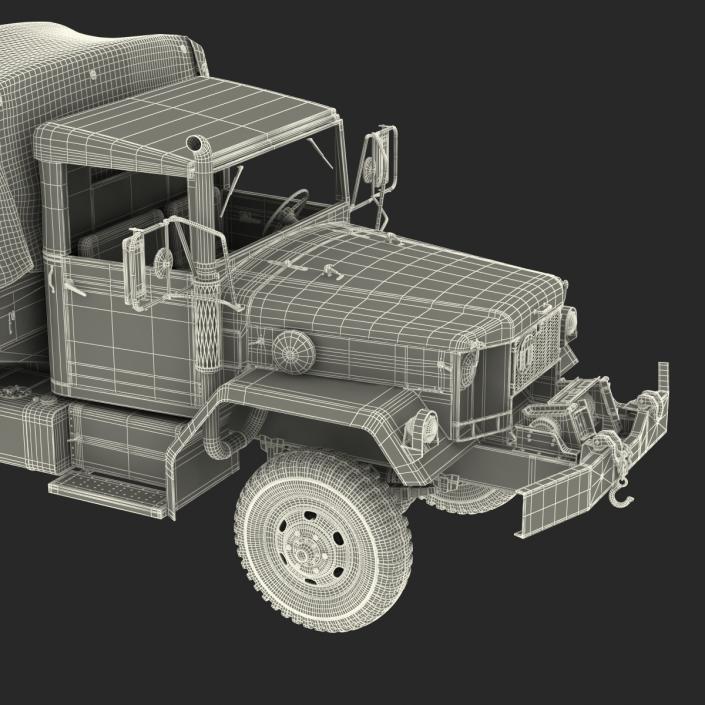 US Military Cargo Truck m35a2 3D model