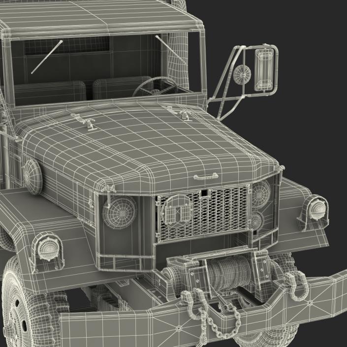 US Military Cargo Truck m35a2 3D model