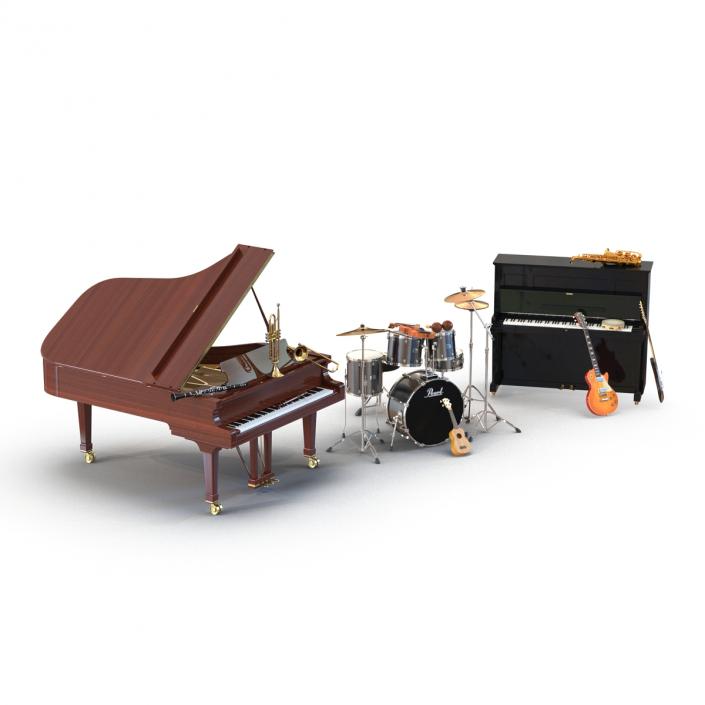 Musical Instruments Collection 2 3D