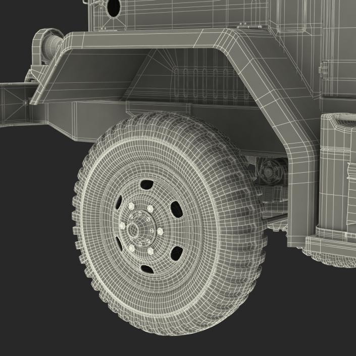 US Military Cargo Truck m35a2 3D model