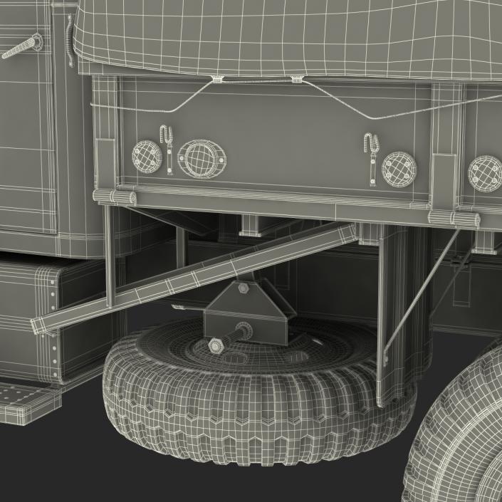 US Military Cargo Truck m35a2 3D model