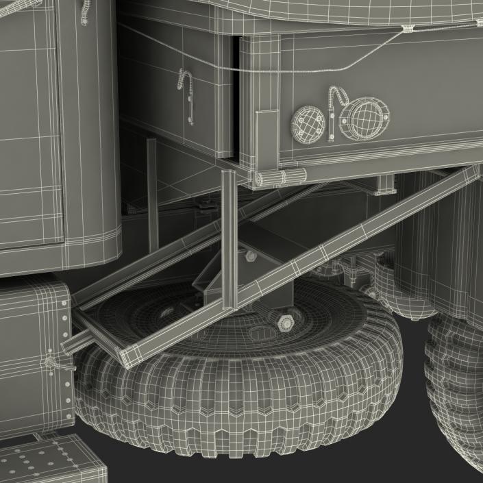 US Military Cargo Truck m35a2 3D model