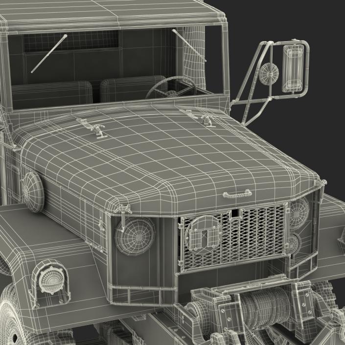 US Military Cargo Truck m35a2 3D model