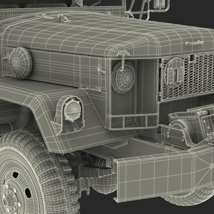 US Military Cargo Truck m35a2 3D model