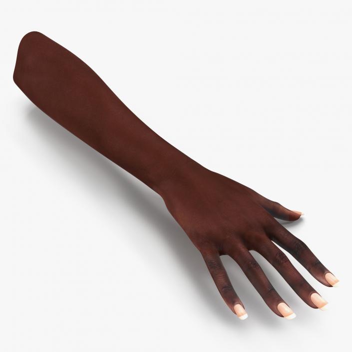 3D model Female Hand African American 2