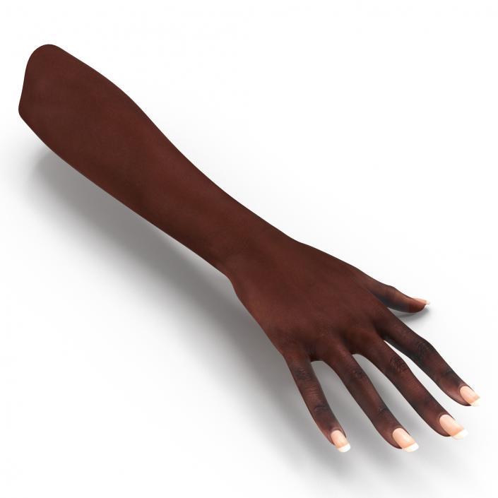 3D model Female Hand African American 2