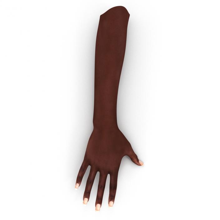 3D model Female Hand African American 2