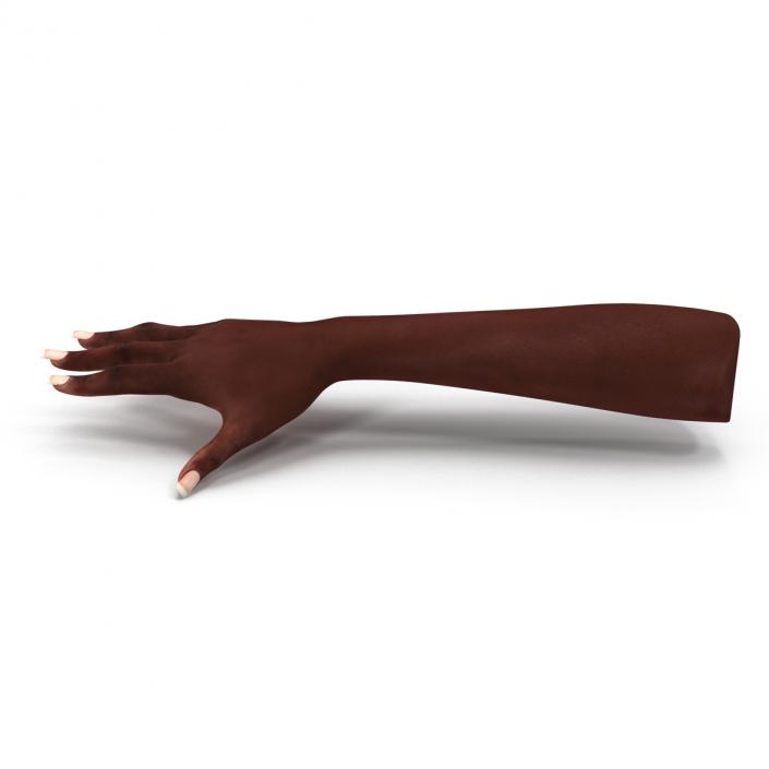 3D model Female Hand African American 2