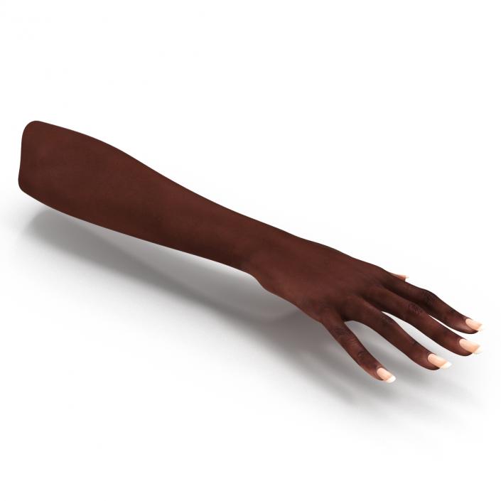 3D model Female Hand African American 2