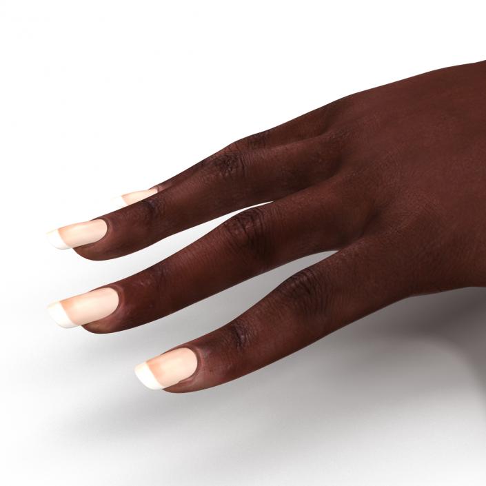 3D model Female Hand African American 2