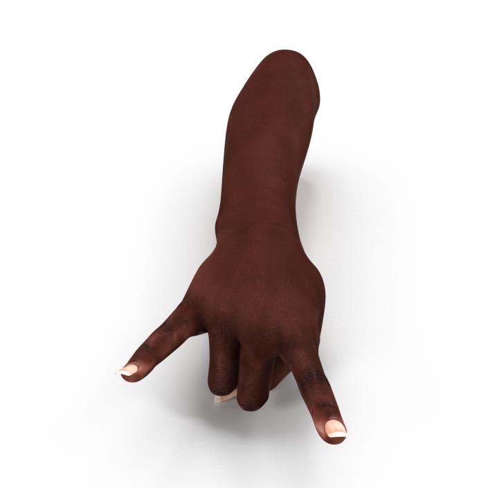 Female Hand African American 2 Pose 3 3D