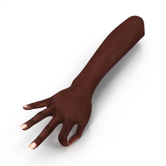 Female Hand African American 2 Pose 4 3D